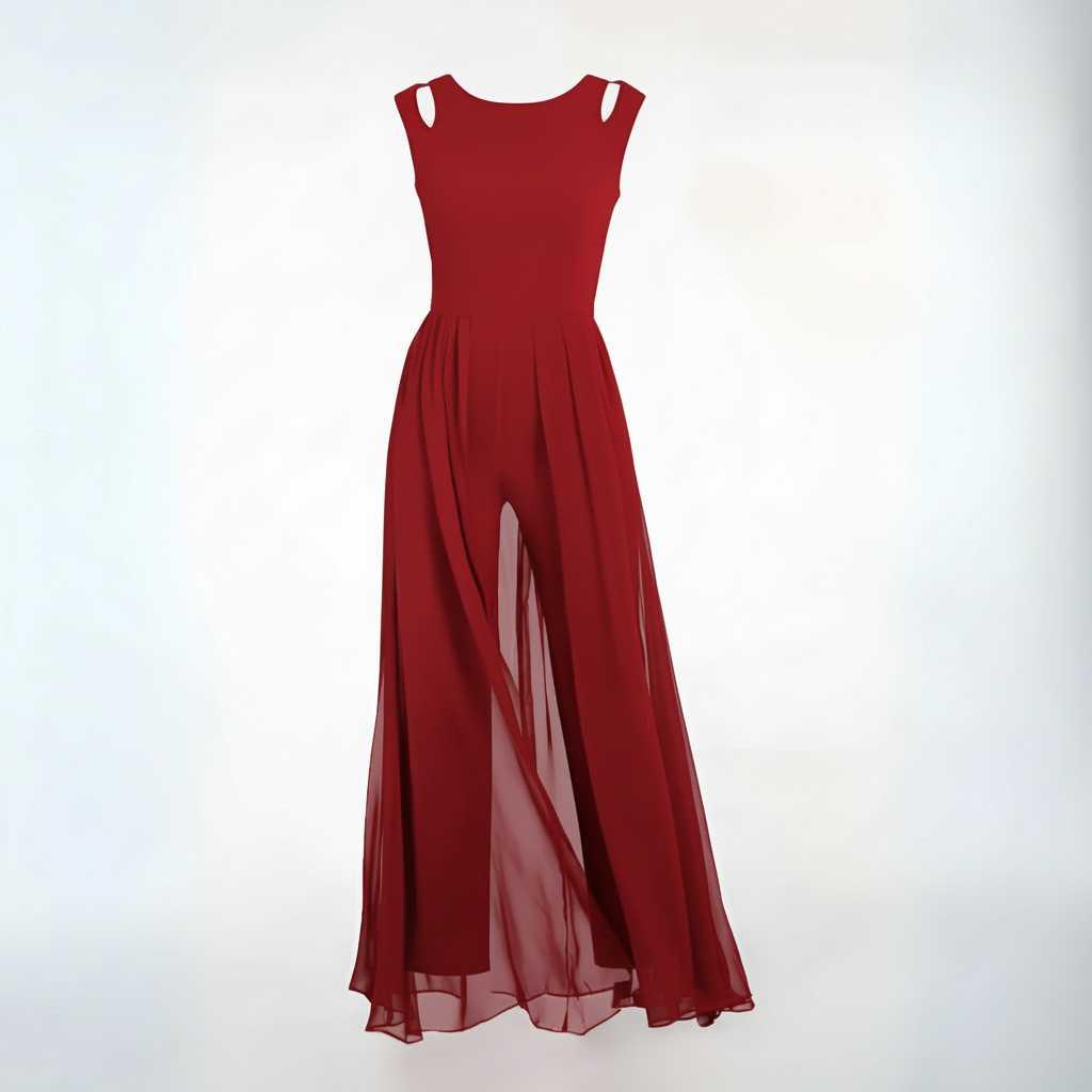 Black Sleeveless Wide Leg Jumpsuit | Women's Casual Outfit 4