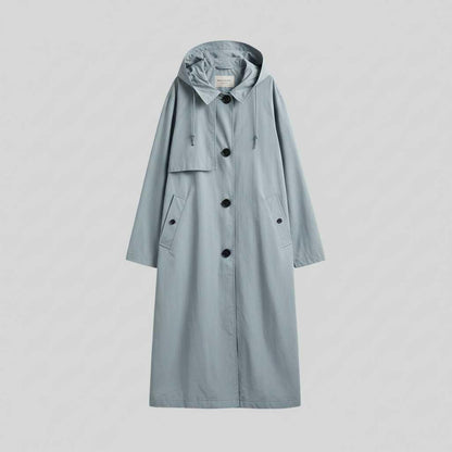 Elegant Long Trench Coat | Women's Winter Outerwear 0
