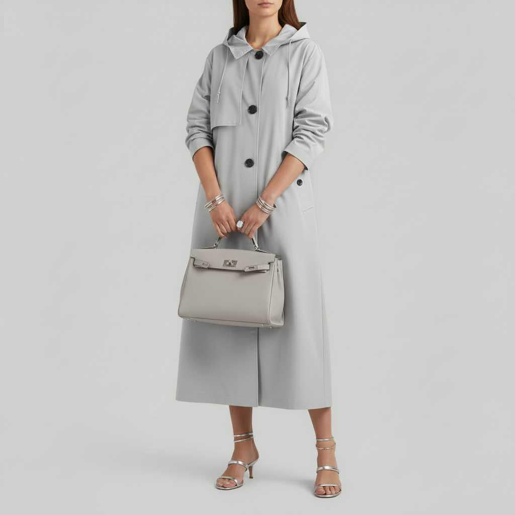 Elegant Long Trench Coat | Women's Winter Outerwear 1