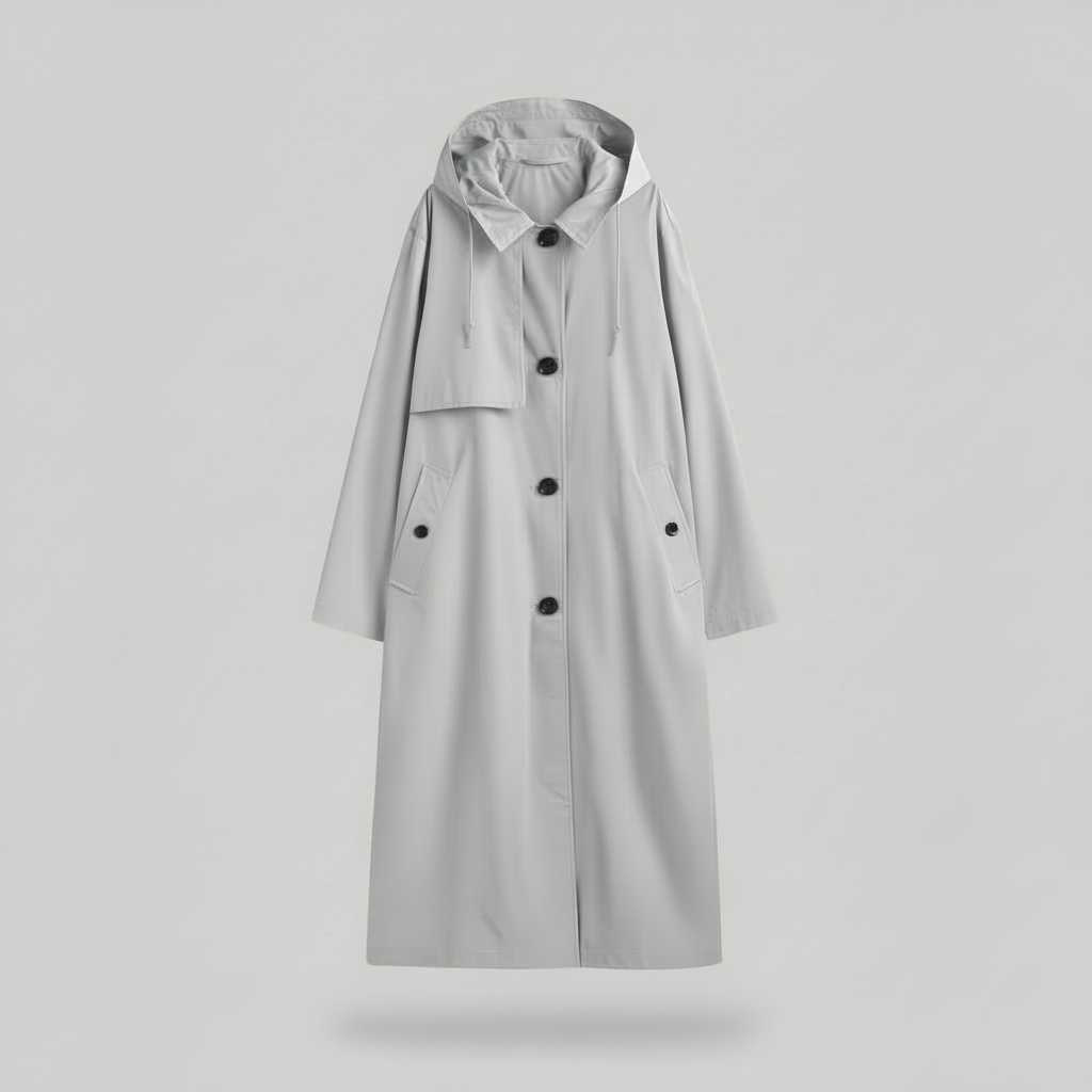 Elegant Long Trench Coat | Women's Winter Outerwear 11