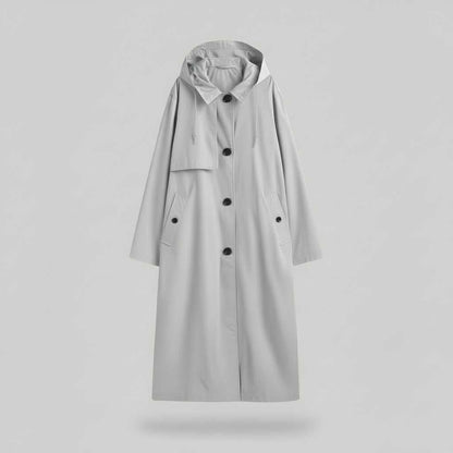 Elegant Long Trench Coat | Women's Winter Outerwear 11