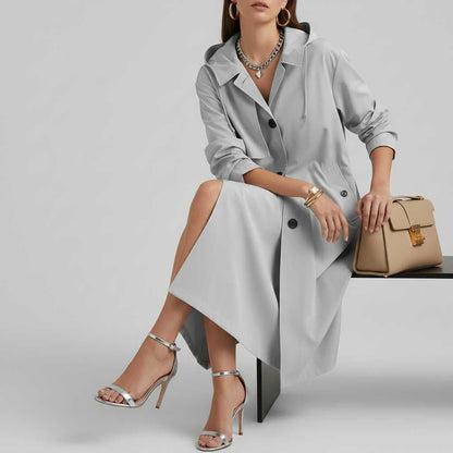Elegant Long Trench Coat | Women's Winter Outerwear 2