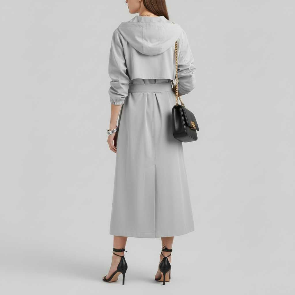 Elegant Long Trench Coat | Women's Winter Outerwear 3
