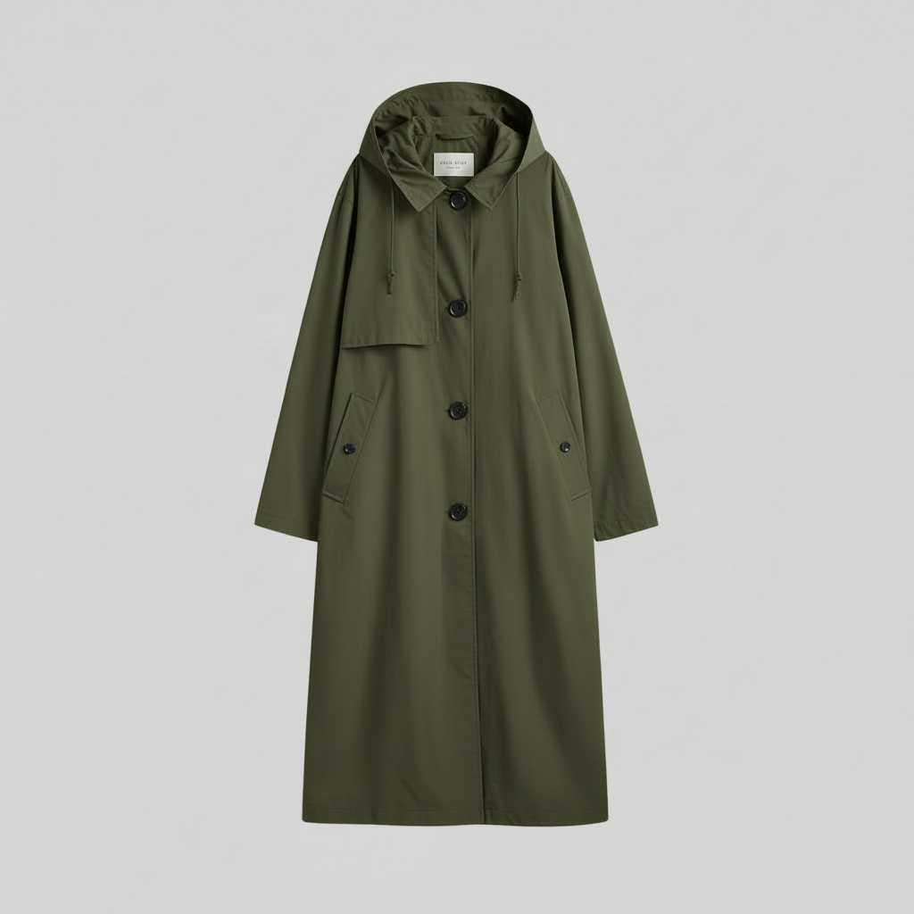 Elegant Long Trench Coat | Women's Winter Outerwear 4