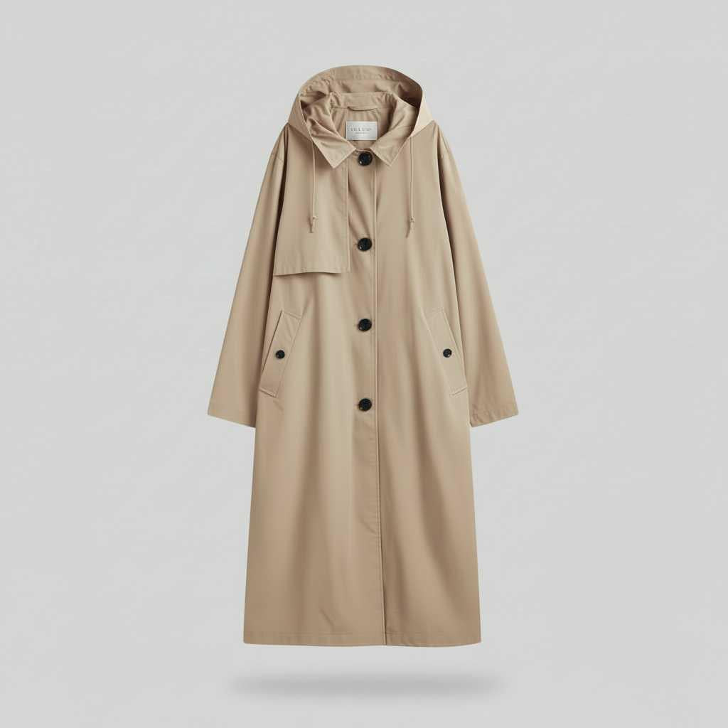 Elegant Long Trench Coat | Women's Winter Outerwear 7