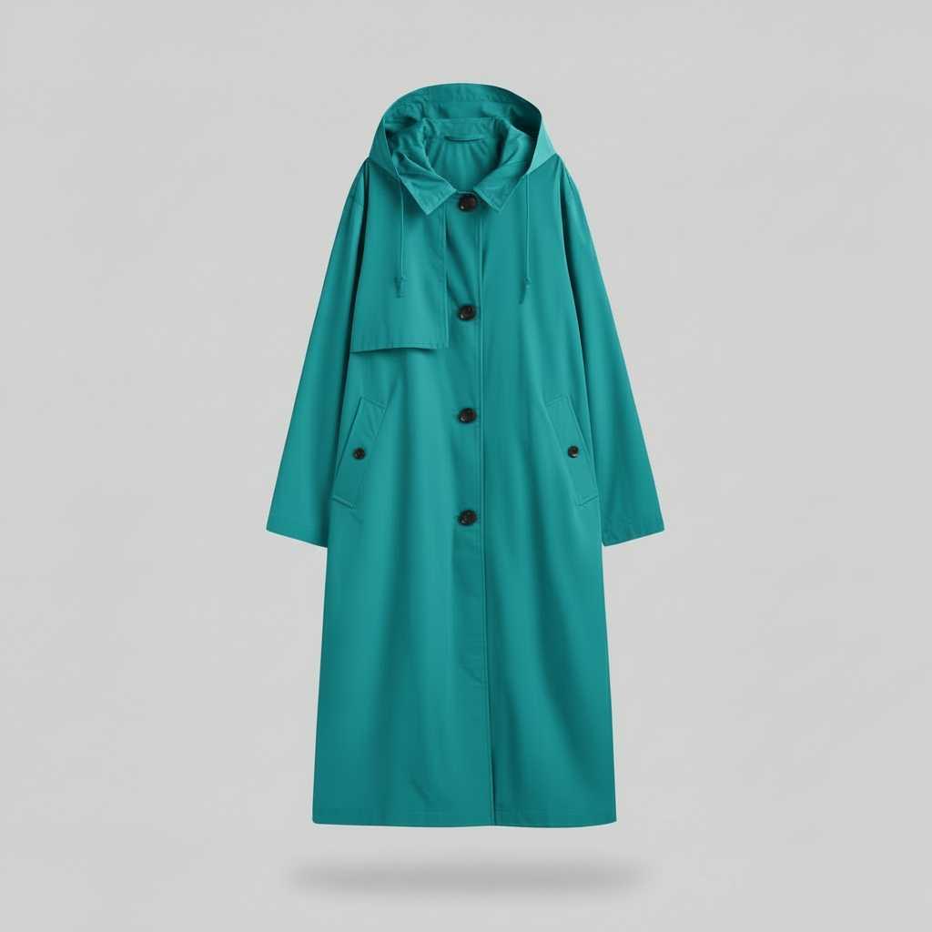Elegant Long Trench Coat | Women's Winter Outerwear 8