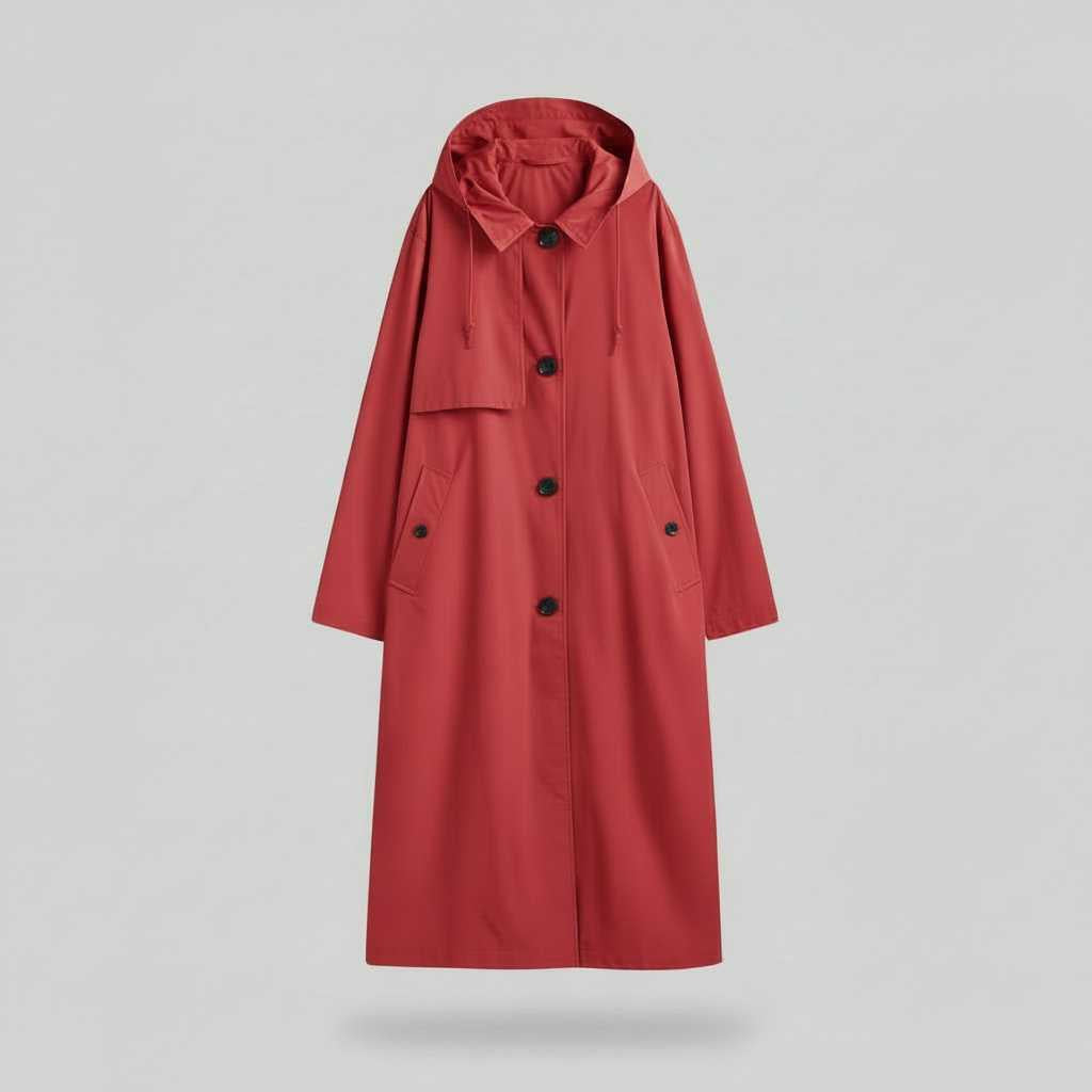 Elegant Long Trench Coat | Women's Winter Outerwear 9