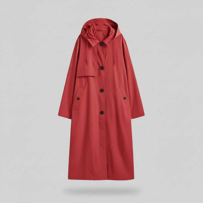 Elegant Long Trench Coat | Women's Winter Outerwear 9