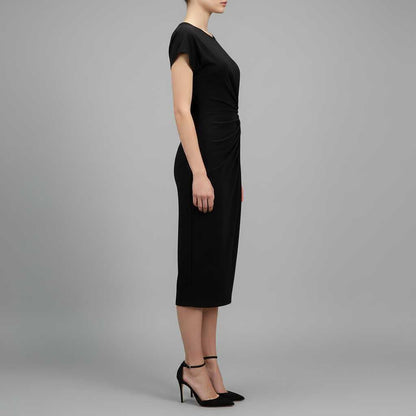 Elegant Midi Dress | Women's Dress for Office Attire 2