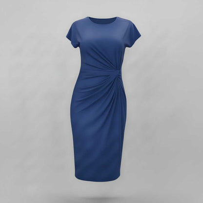 Elegant Midi Dress | Women's Dress for Office Attire 5