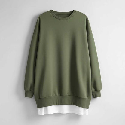 Oversized Black Sweatshirt | Women's Casual Hoodies 5