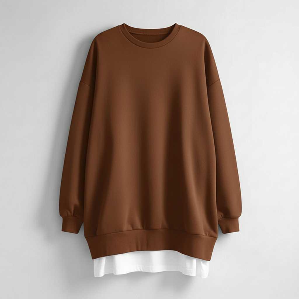 Oversized Black Sweatshirt | Women's Casual Hoodies 6