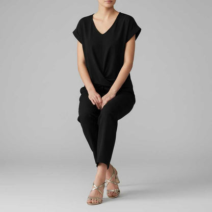 Twisted V-Neck T-Shirt | Women's Casual T-Shirt 3