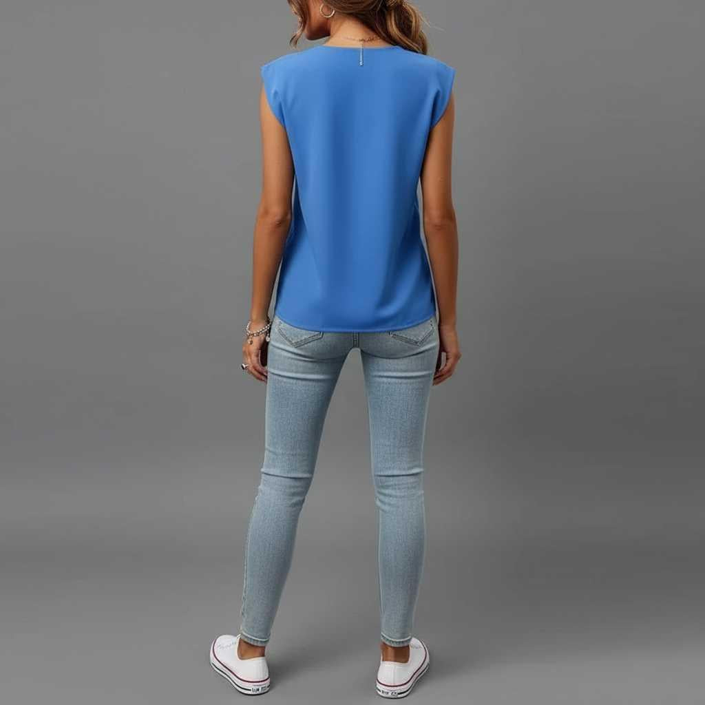 V-Neck Summer Blouse | Women's Blouse for Casual Wear 4