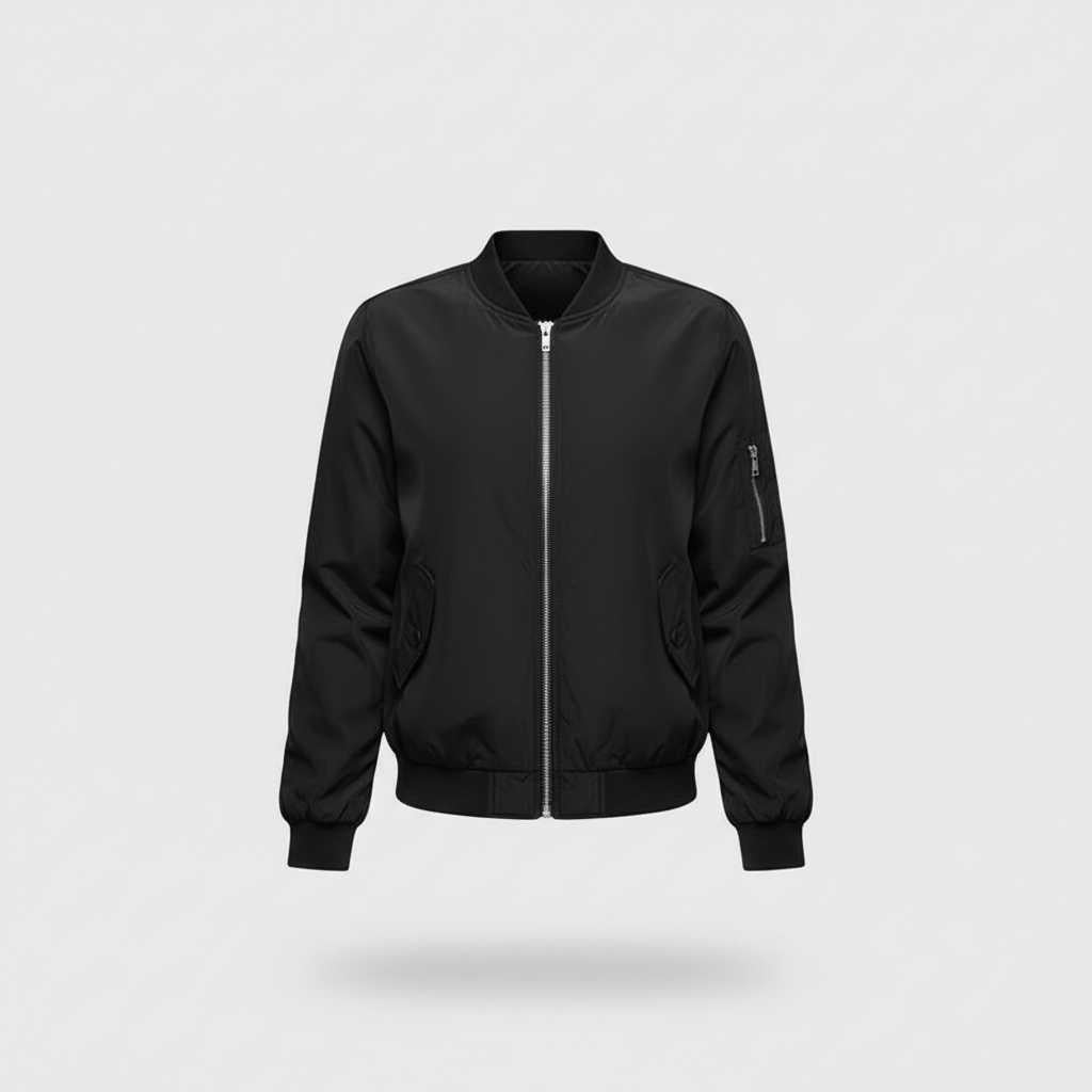 Women's Short Bomber Jacket | Casual Women's Jacket 0