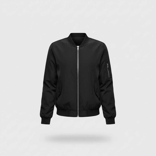 Women's Short Bomber Jacket | Casual Women's Jacket 0