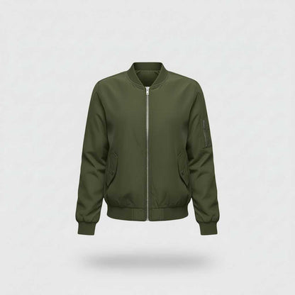 Women's Short Bomber Jacket | Casual Women's Jacket 5